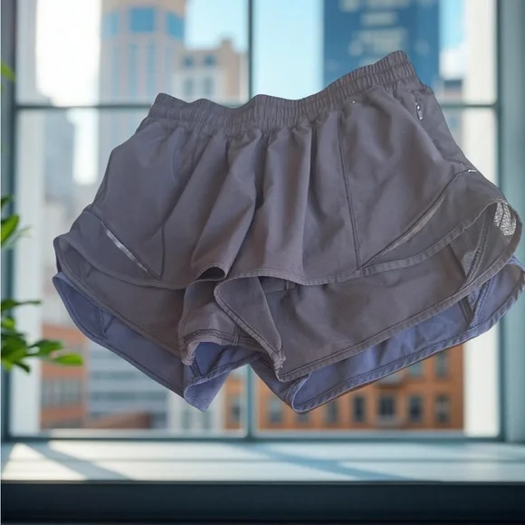 Lululemon Athletica Black and White Athletic Shorts and sport bra bundle. Athletic Shorts